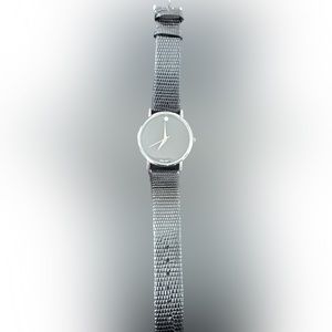 🆕Japanese Movement Black Leather Watch-EUC!